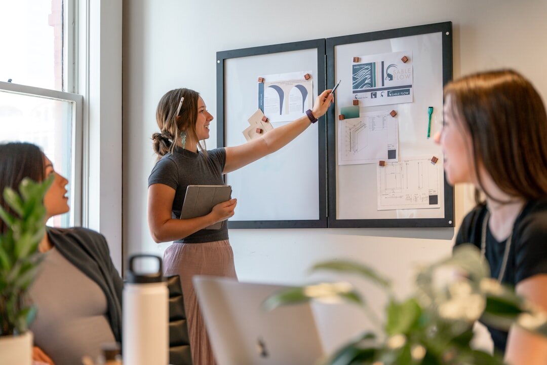 woman executive in meeting